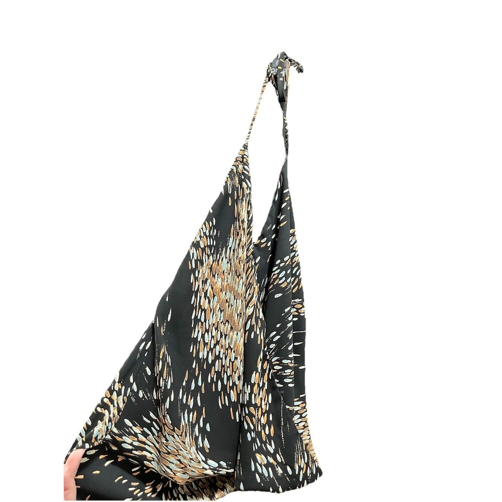 Veronica M Halter Top XS Abstract Design